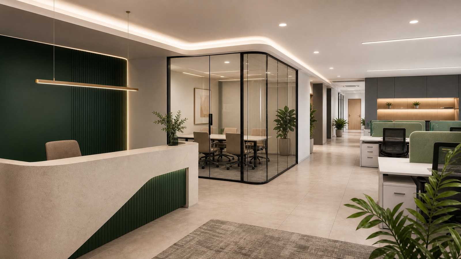 Office and commercial interior design in Navi Mumbai
