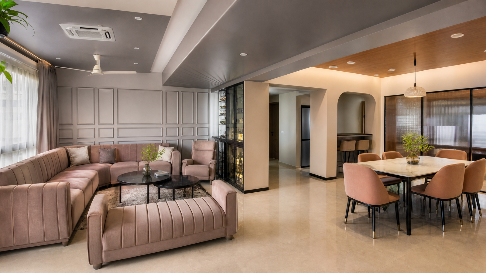 Space planning for a Navi Mumbai apartment by Kanchan Kolge